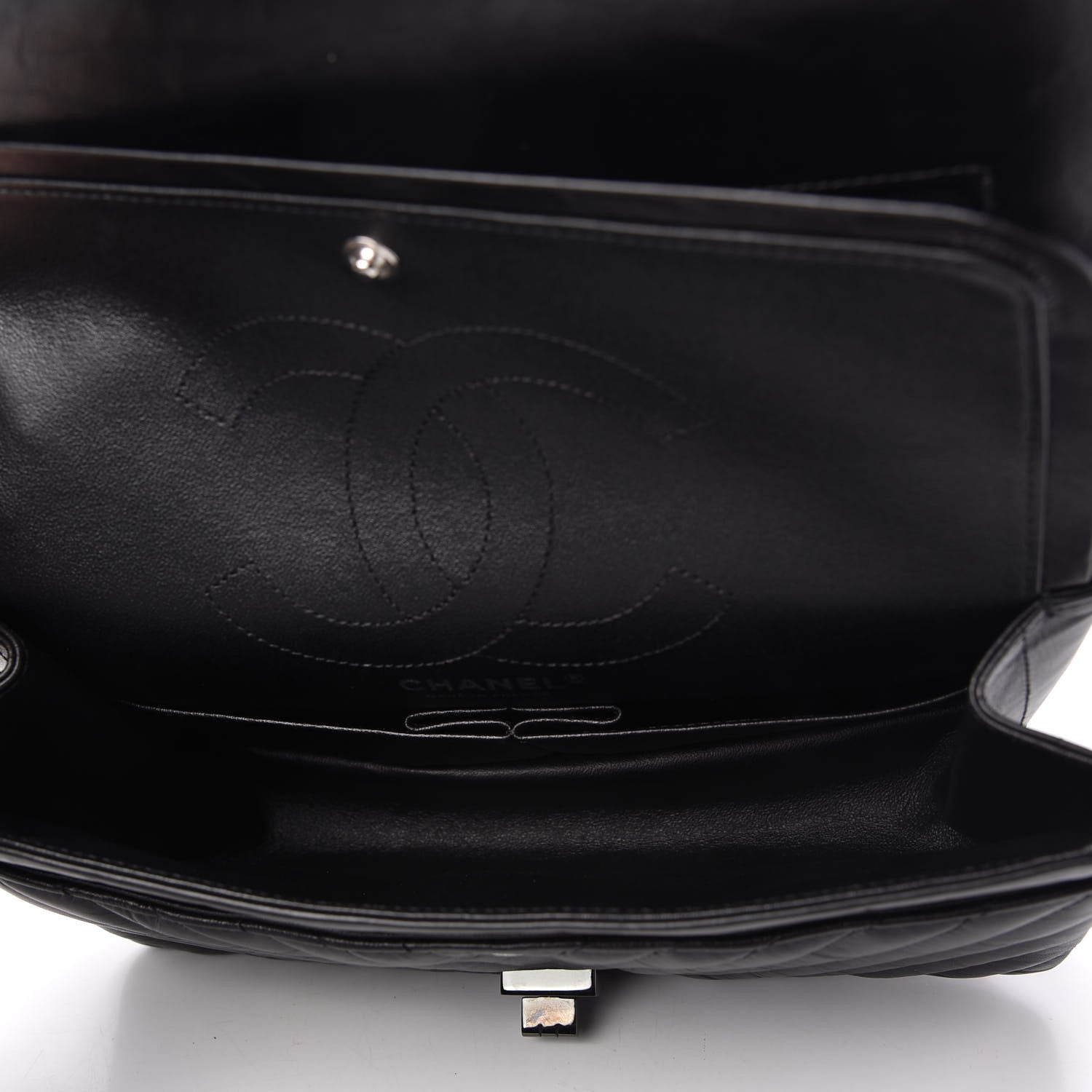Chanel Aged Calfskin Chevron Quilted 2.55 Reissue 225 Flap So Black 5 of 10