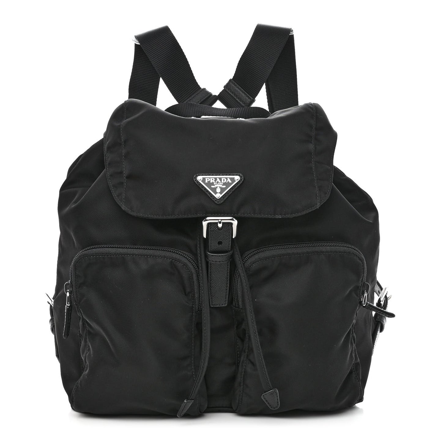 Nylon Vela Large Backpack Black