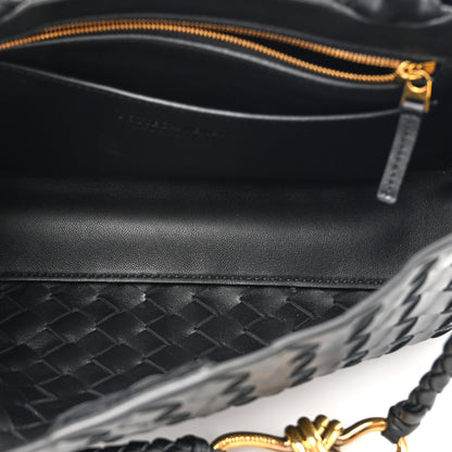Bottega Veneta Nappa Intrecciato Small East West Andiamo Shoulder Bag Black 6 of 13