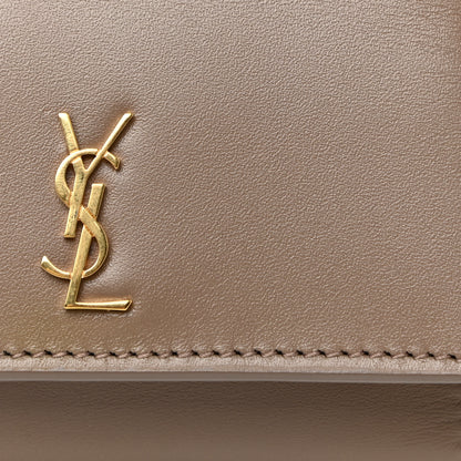 Saint Laurent Smooth Calfskin Monogram Rider Belt Bag Taupe 7 of 11