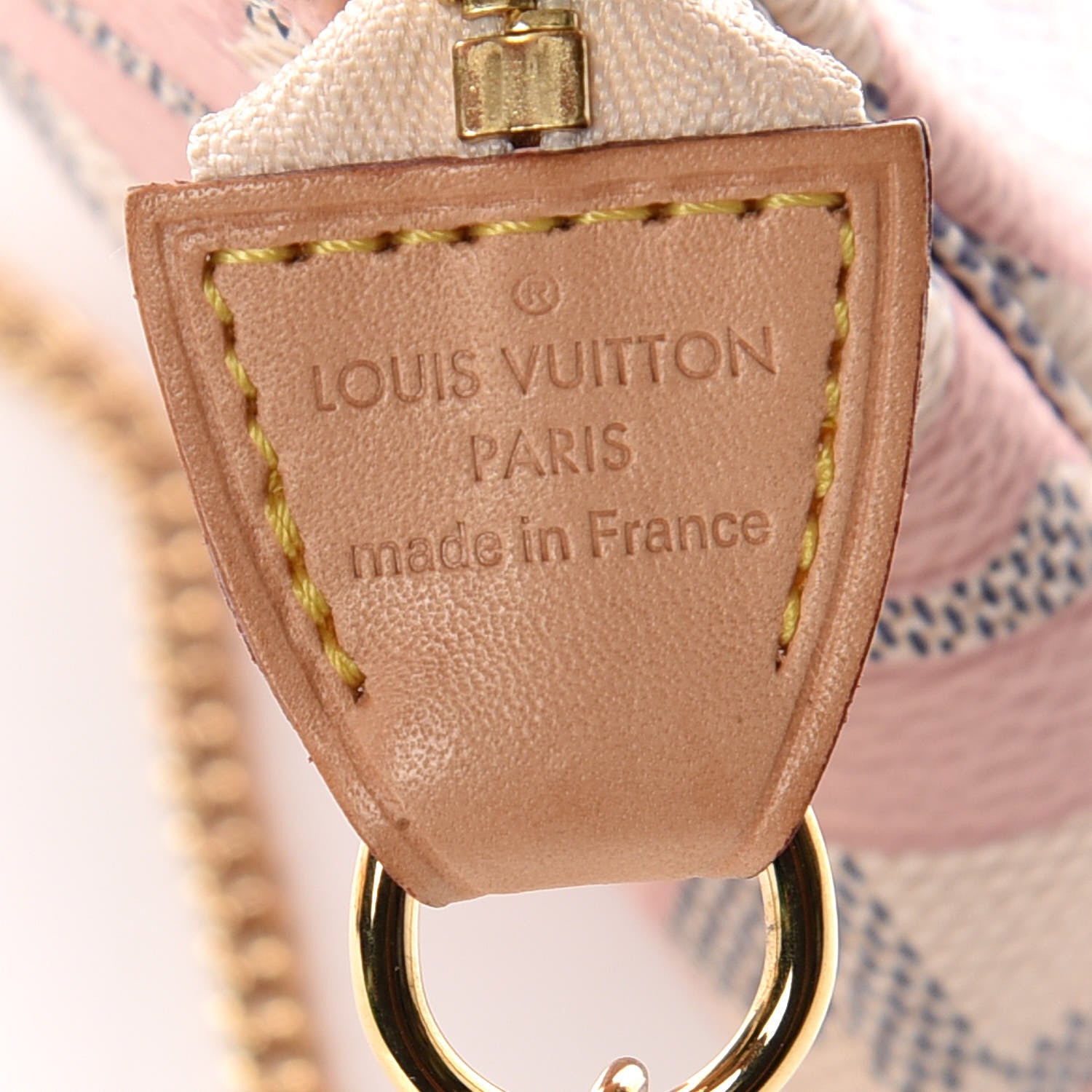 Louis Vuitton Damier Azur Tahitienne Mini Pochette Accessories 8 of 9