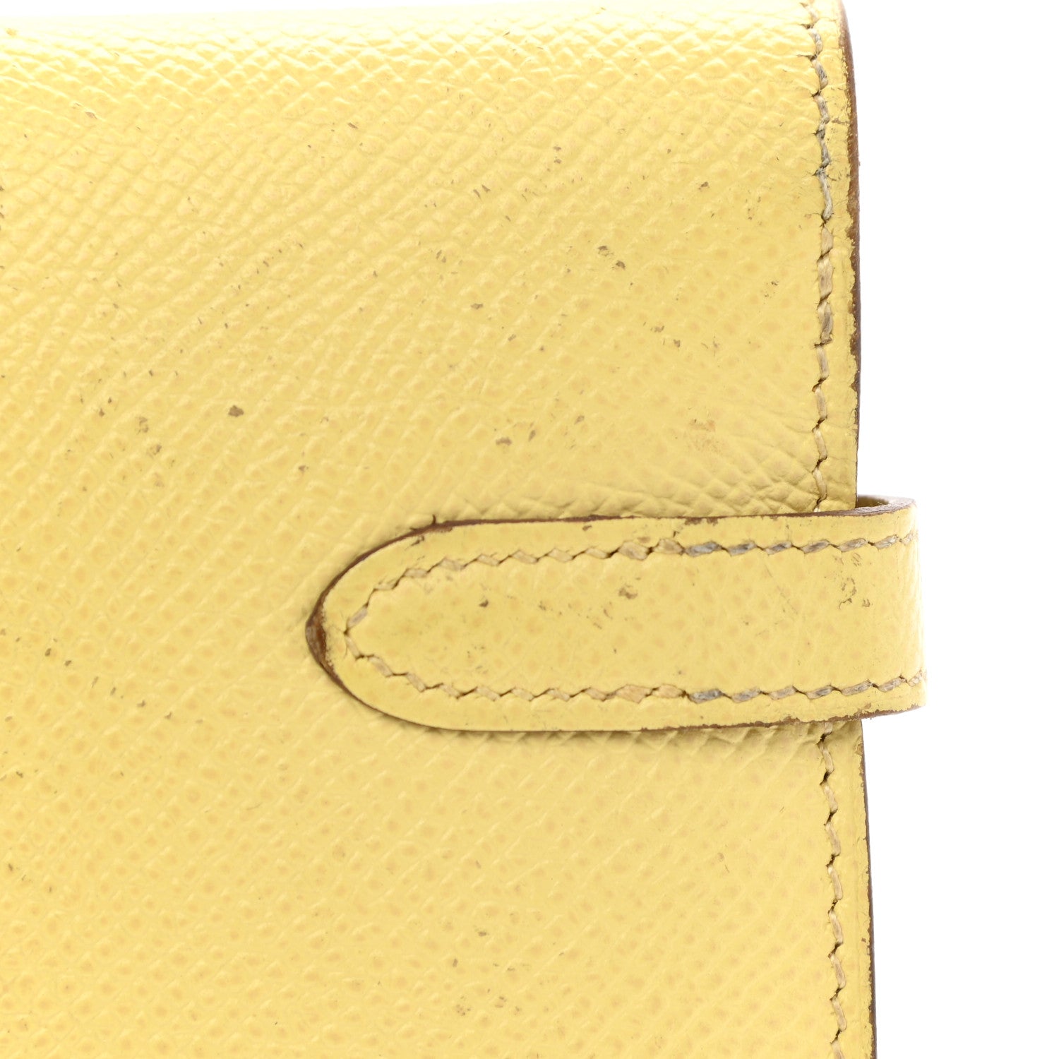 Hermes Epsom Kelly Longue Wallet Soufre 12 of 14