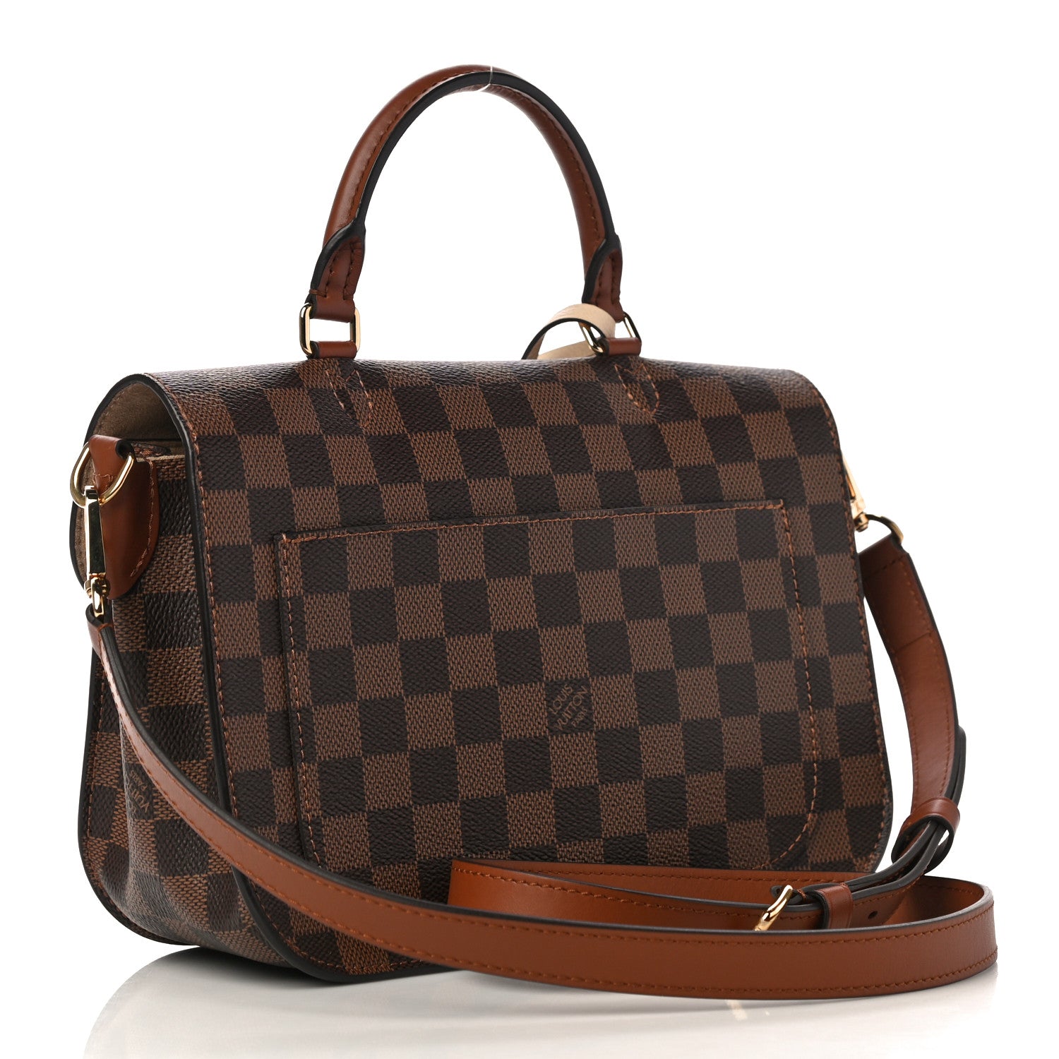 Louis Vuitton Damier Ebene Beaumarchais Creme 3 of 12
