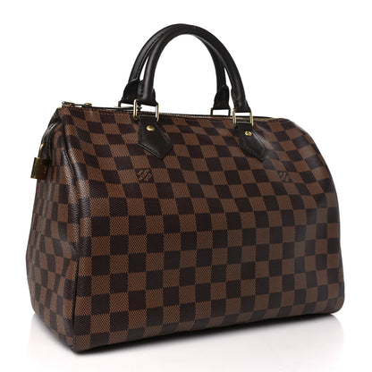Louis Vuitton Damier Ebene Speedy 30 3 of 9