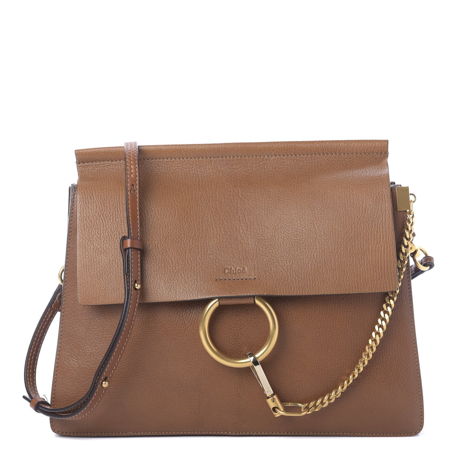 Chloe Goatskin Medium Faye Shoulder Bag Caramel 1 of 14