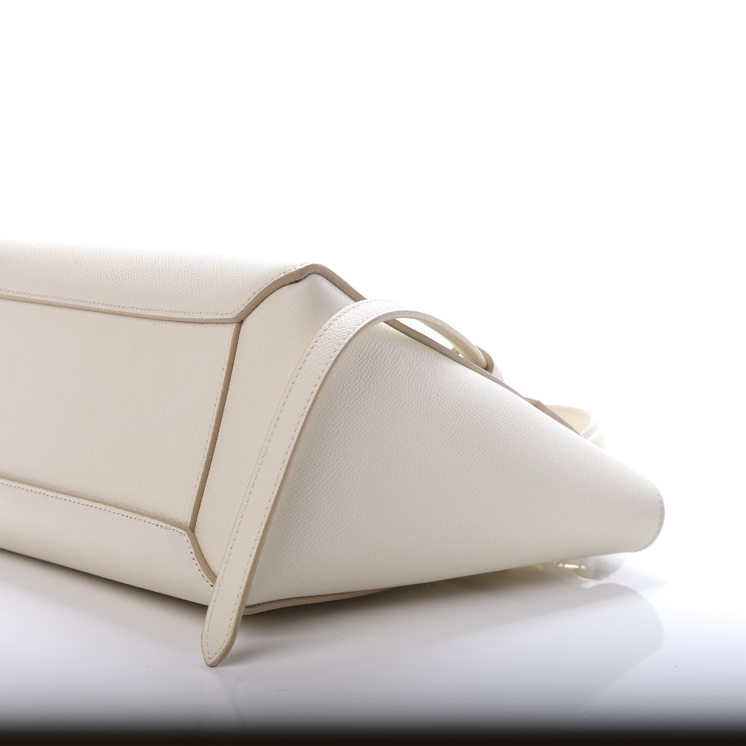 Celine Grained Calfskin Micro Belt Bag White 7 of 10