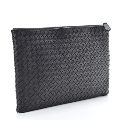 Bottega Veneta Nappa Intrecciato Zip Pouch Black 3 of 7