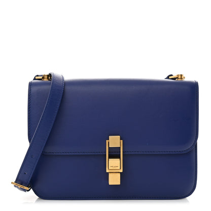 Saint Laurent Smooth Calfskin Carre Satchel Royal Blue 1 of 16