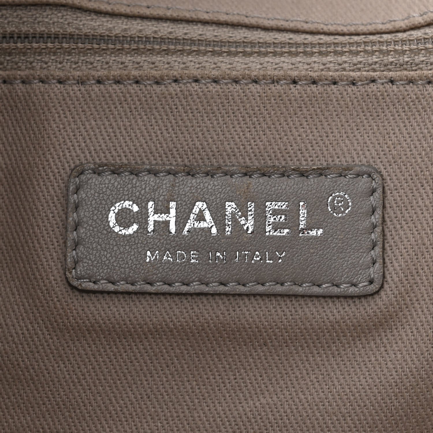 Chanel Glazed Calfskin Medium Deauville Tote Black 6 of 10