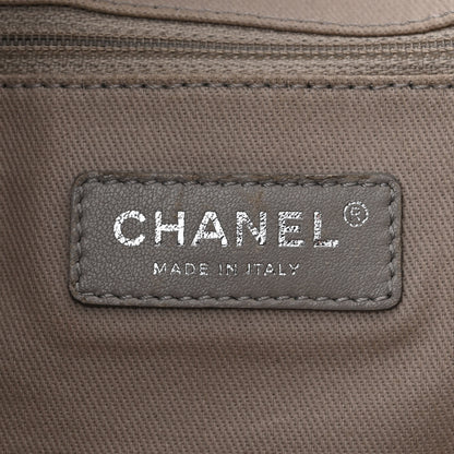 Chanel Glazed Calfskin Medium Deauville Tote Black 6 of 10