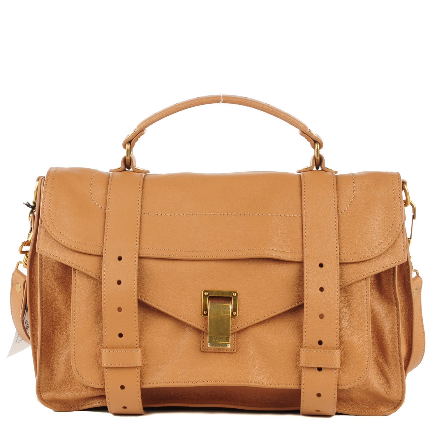 Proenza Schouler Lambskin PS1 Medium Satchel Sahara 1 of 12