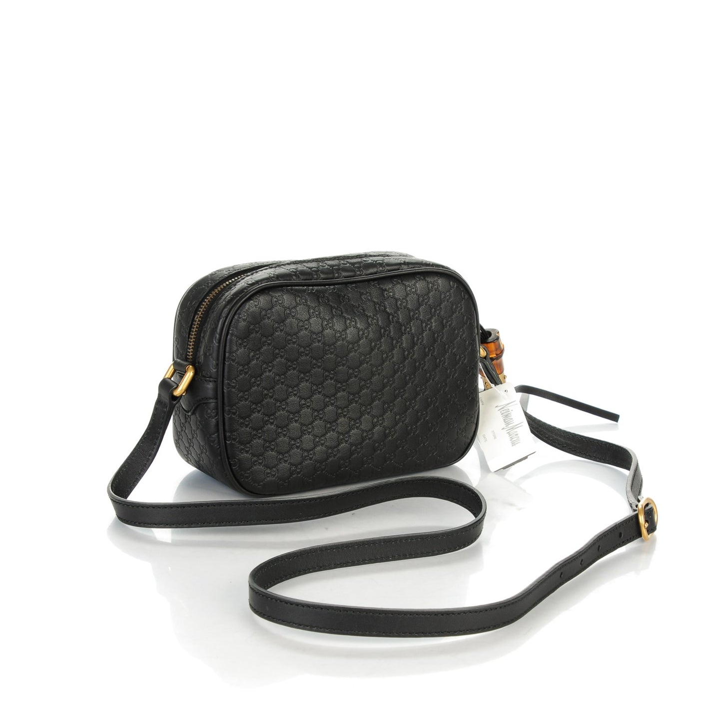 Microguccissima Sunshine Disco Crossbody Bag Black