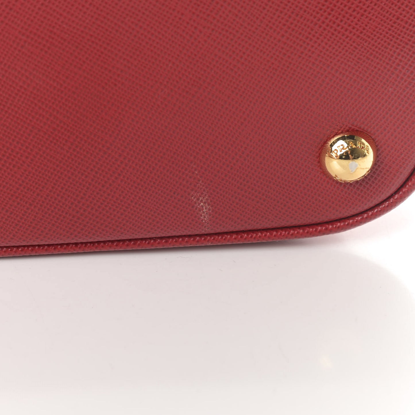 Saffiano Lux Mini Promenade Tote Fuoco