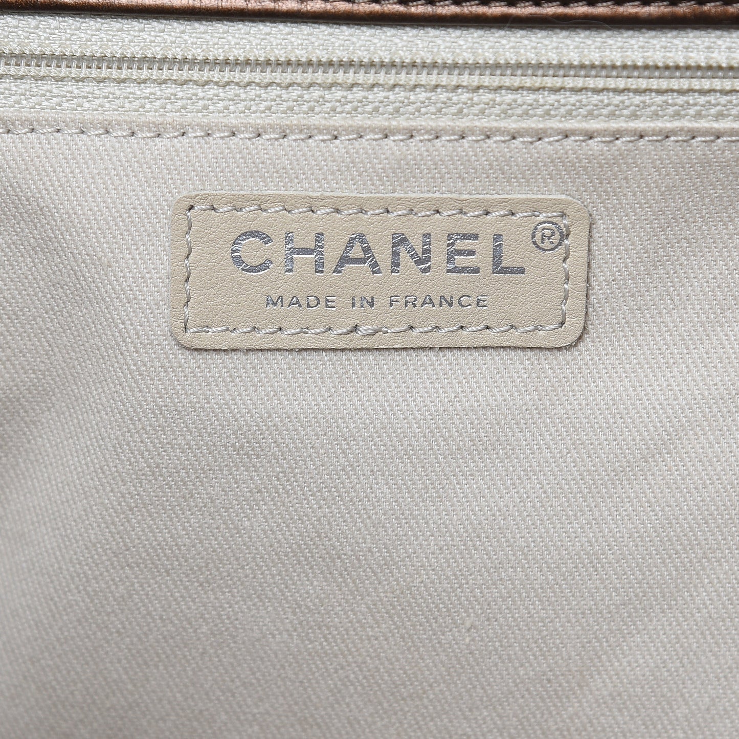 Aged Calfskin Reissue 2.55 Tote Bronze