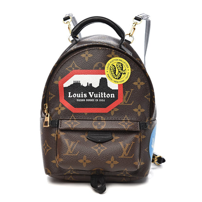 Louis Vuitton Monogram World Tour Palm Springs Backpack Mini 1 of 12
