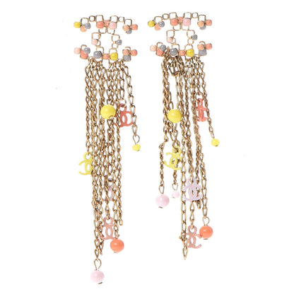 Chanel Enamel CC Dangle Earrings Multicolor 1 of 3