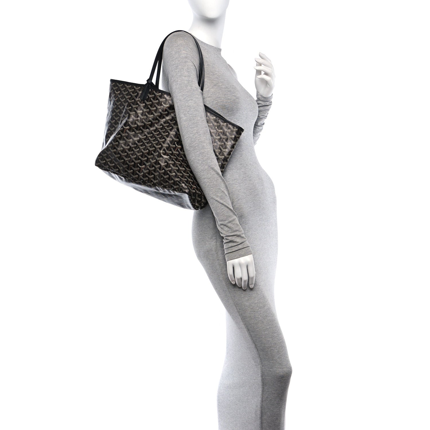 Goyard Goyardine Saint Louis PM Black 3 of 10