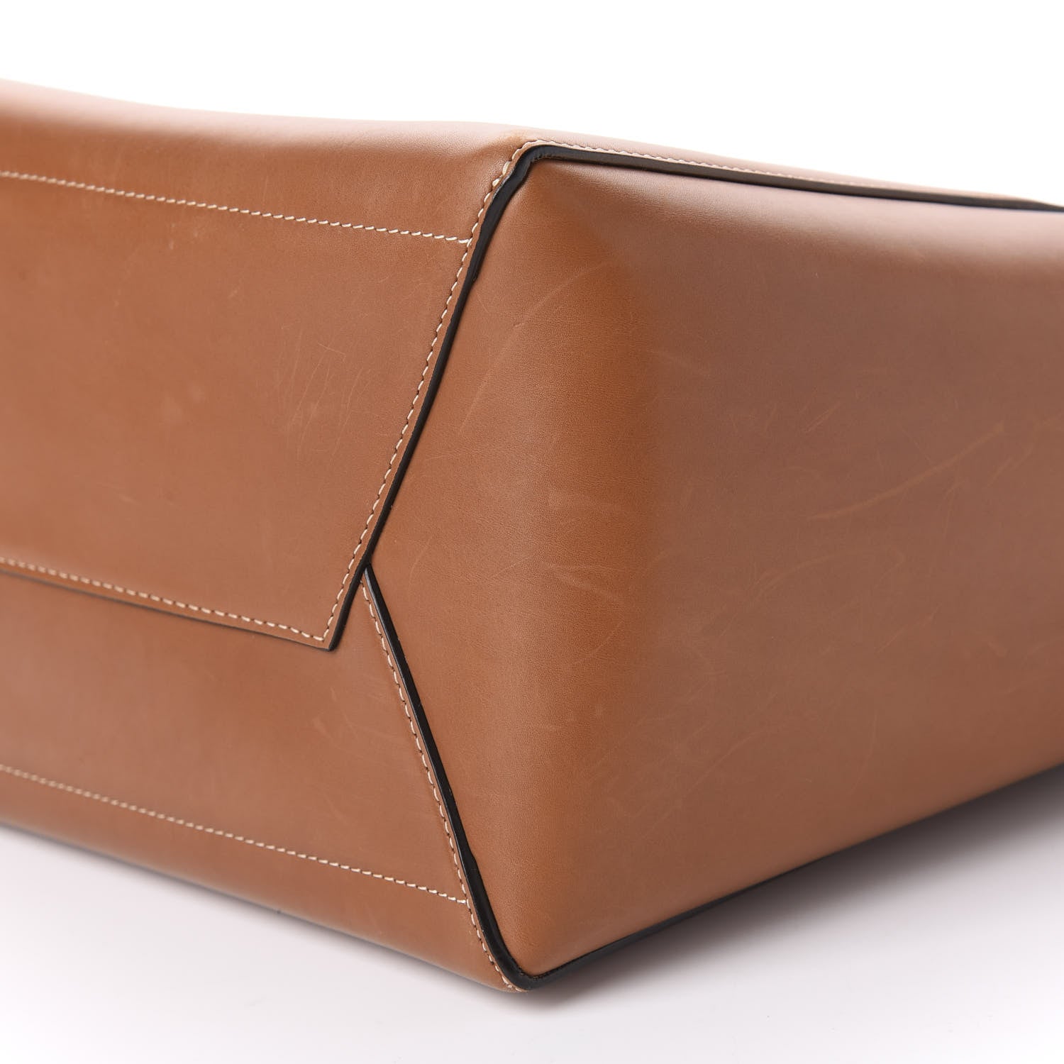 Celine Natural Calfskin Sangle Bucket Bag Tan 7 of 10