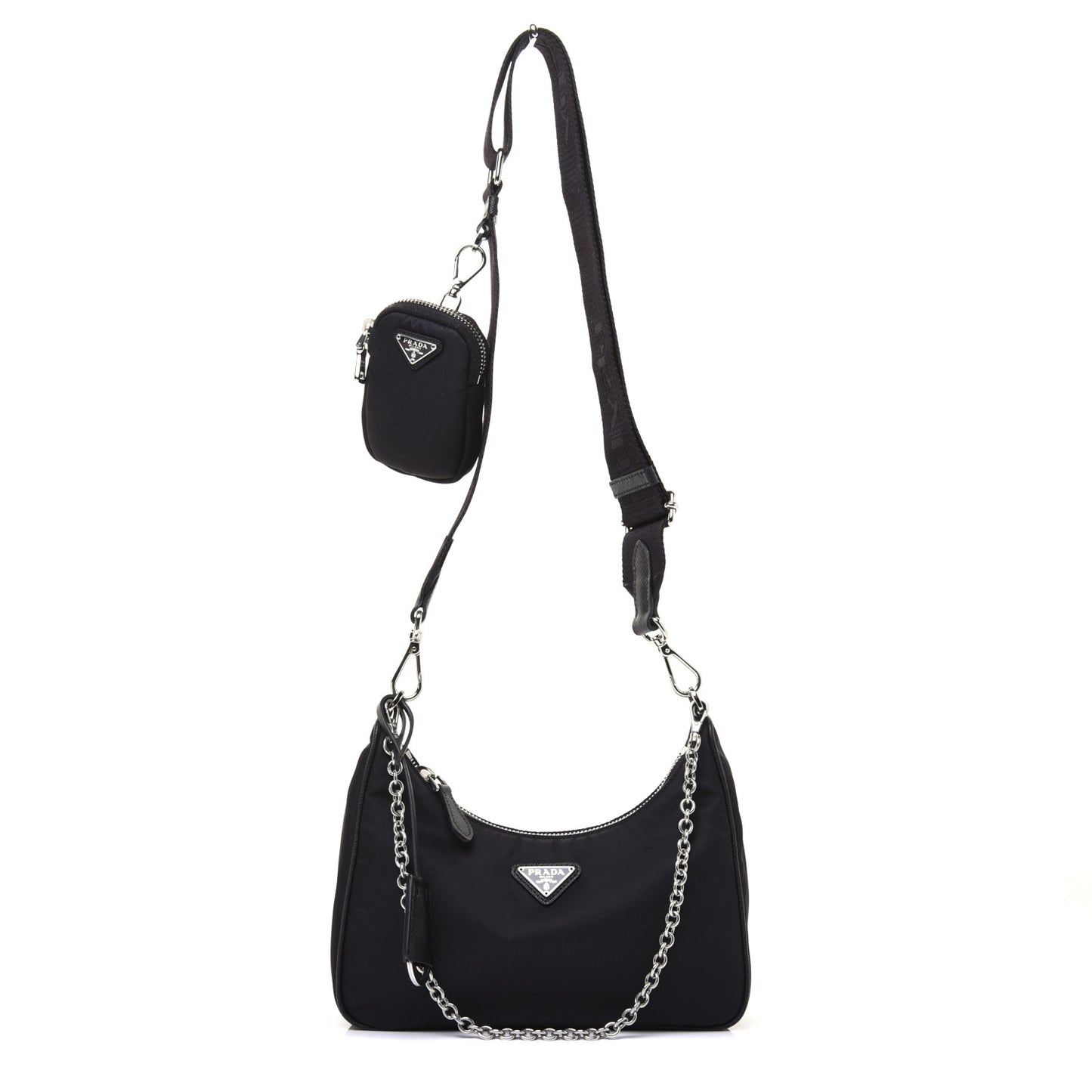 Nylon Re-Edition 2005 Shoulder Bag Black