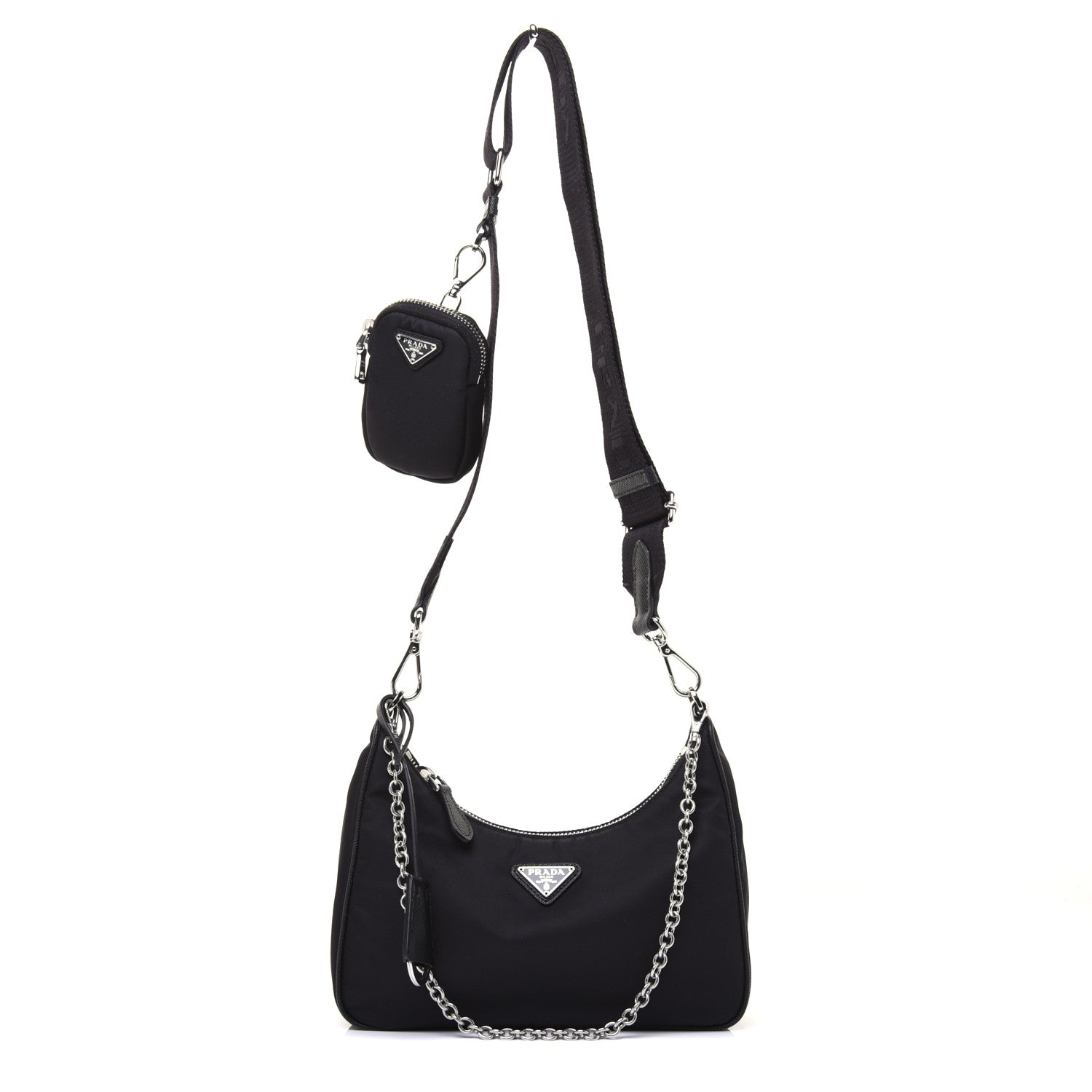Prada Nylon Re-Edition 2005 Shoulder Bag Black 1 of 16