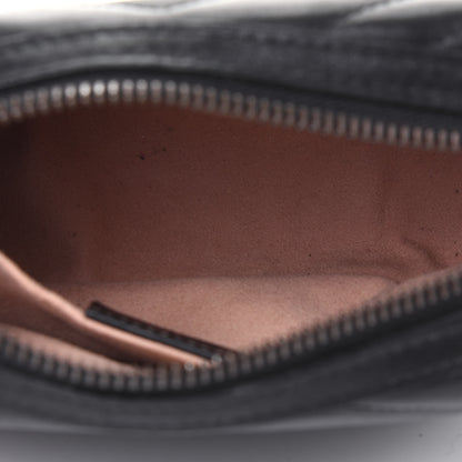 Gucci Calfskin Matelasse GG Marmont Cosmetic Case Black 5 of 14
