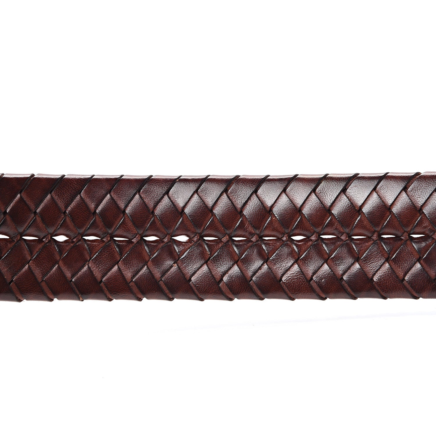 Gucci Calfskin Braided Double G 40mm Belt 85 34 Cuoio Bruciato 4 of 5
