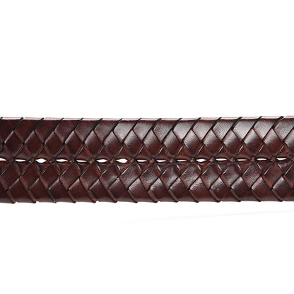 Gucci Calfskin Braided Double G 40mm Belt 85 34 Cuoio Bruciato 4 of 5