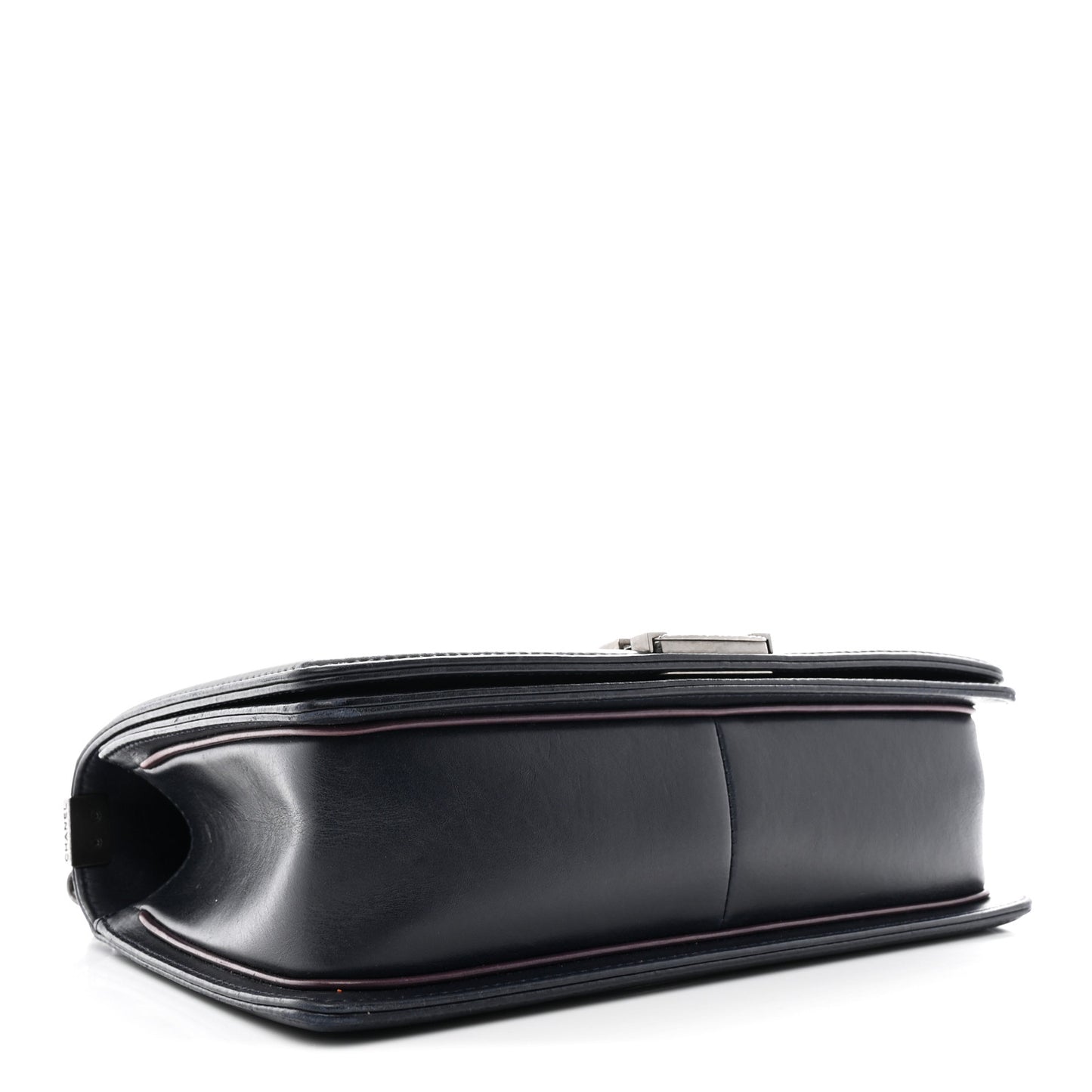 Calfskin Embossed New Medium Paris Salzburg Boy Flap Navy