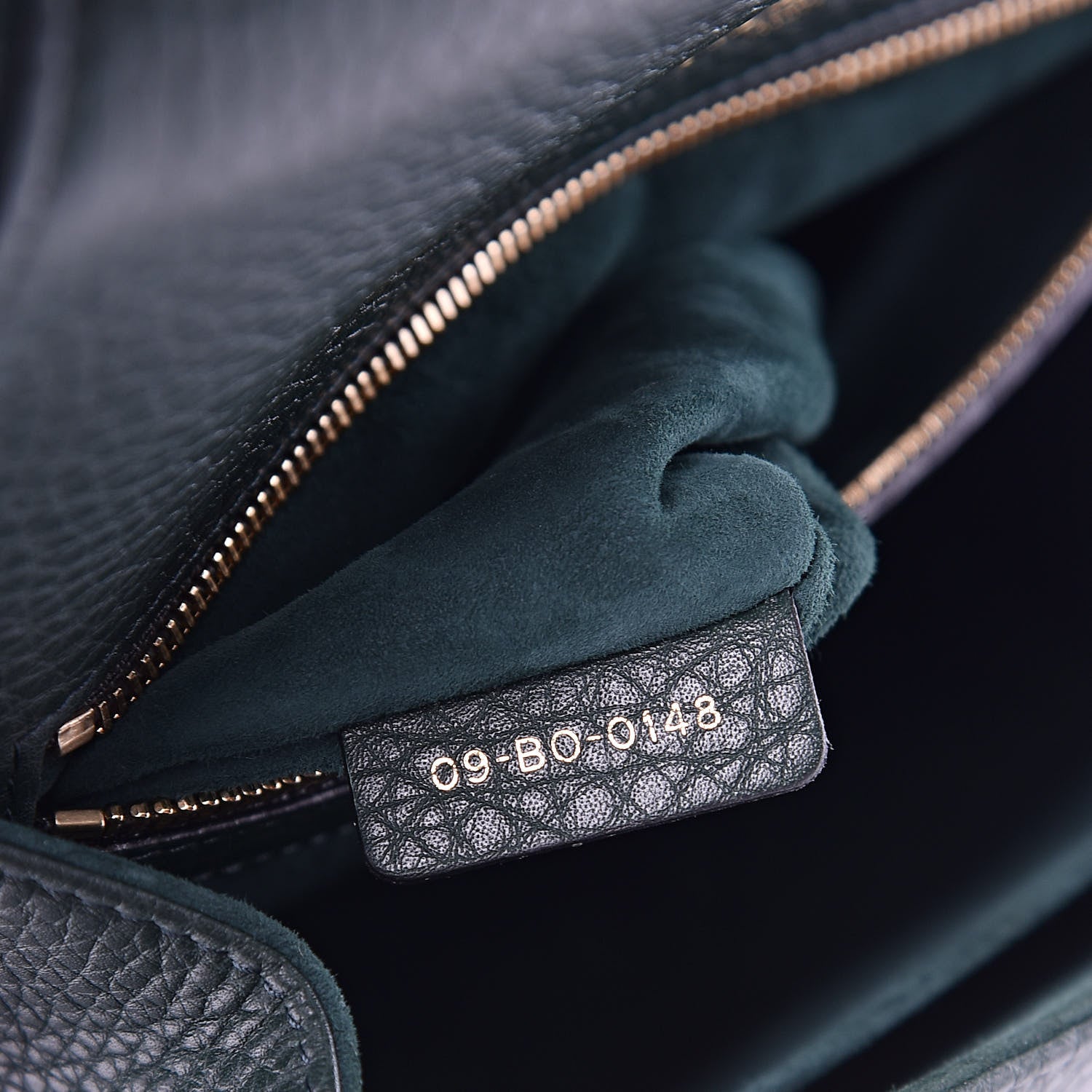 Christian Dior Grained Calfskin Medium Diorama Flap Bag Green 8 of 13