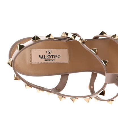 Valentino Garavani Calfskin Rockstud 60mm City Sandals 40 Poudre 7 of 12