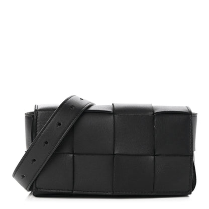 Bottega Veneta Nappa Maxi Intreccio The Belt Cassette Bag Black 1 of 7