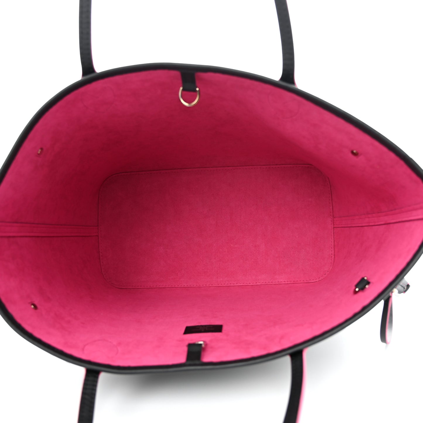 Epi Neverfull MM Black Hot Pink
