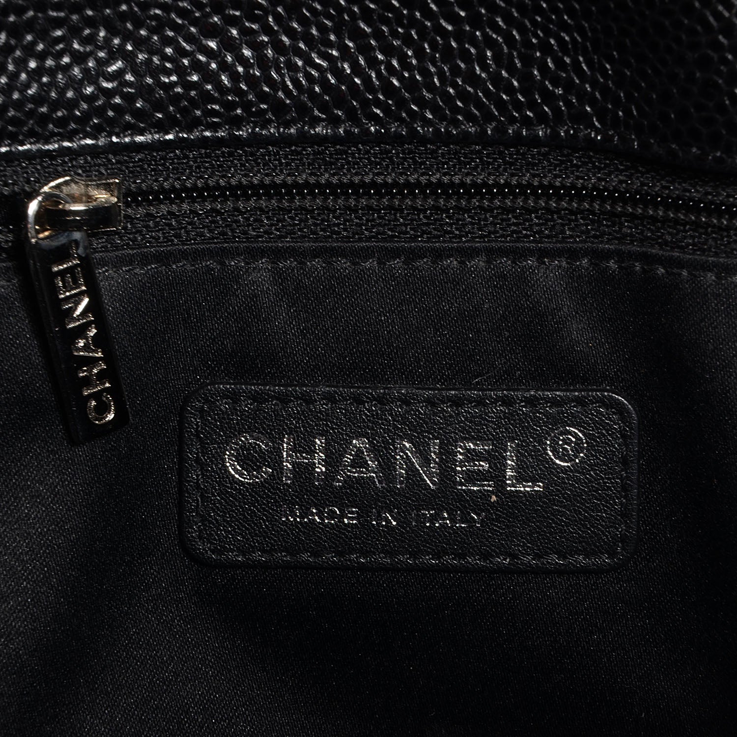 Chanel Caviar Grand Shopping Tote GST Black 8 of 8