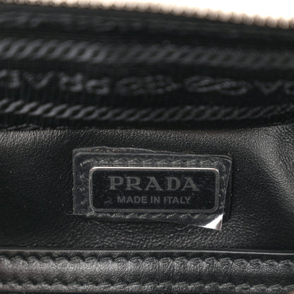 Prada Spazzolato Medium Brique Crossbody Bag Black 6 of 10