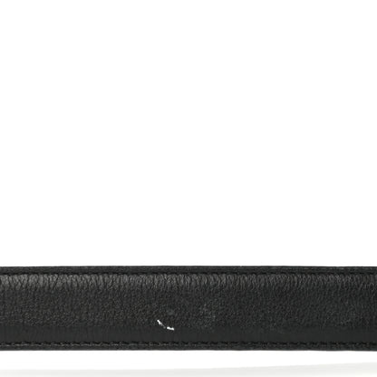 Saint Laurent Smooth Calfskin Monogram Square Buckle Belt 75 30 Black 6 of 6