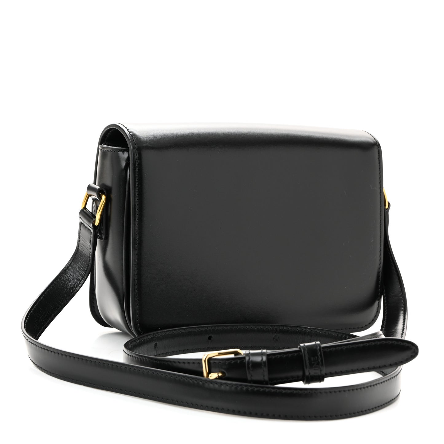 Shiny Calfskin Teen Triomphe Black