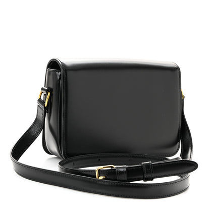 Celine Shiny Calfskin Teen Triomphe Black 3 of 10