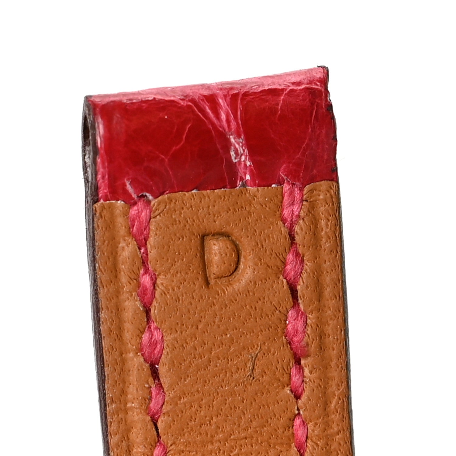 Hermes Shiny Alligator 23mm Cape Cod Watch Strap Braise 4 of 5