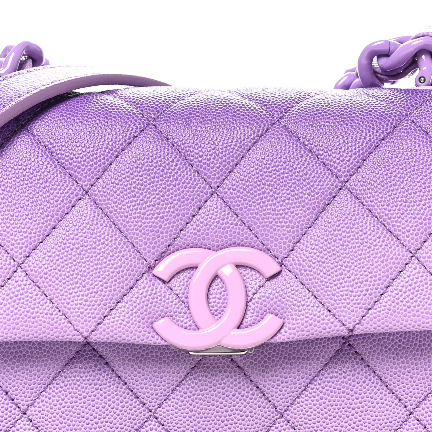 Chanel Shaded Caviar Quilted My Everything Small Flap Purple Light Purple 8 of 10