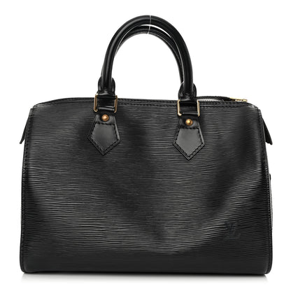 Louis Vuitton Epi Speedy 25 Black 1 of 11