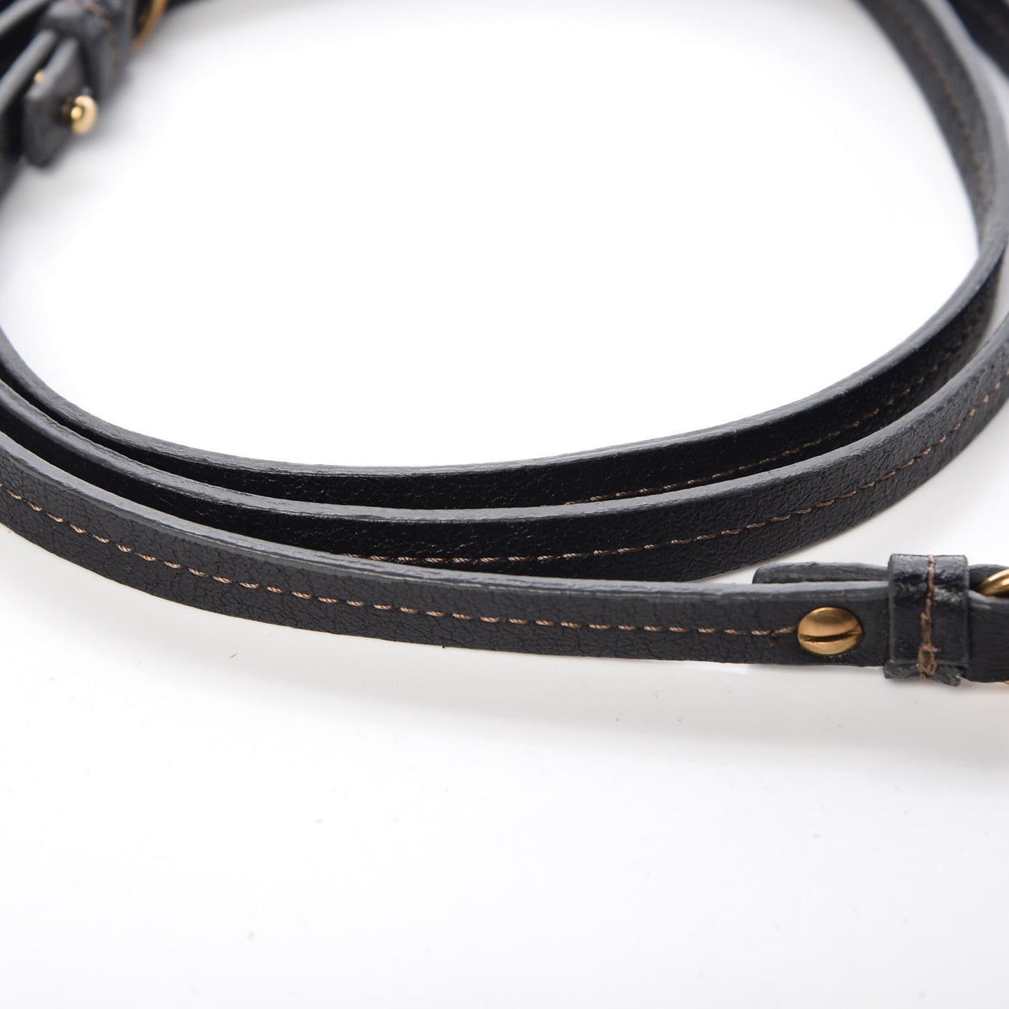 Sheepskin Embossed Logo Crossbody Black