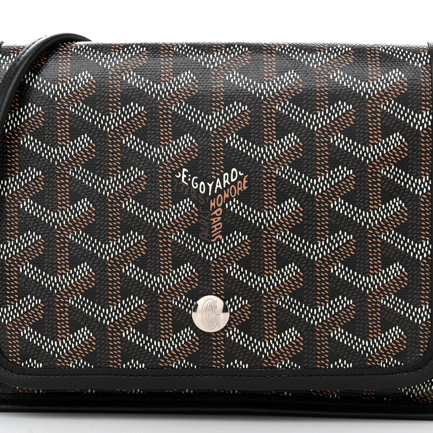 Goyardine Plumet Wallet Clutch Black