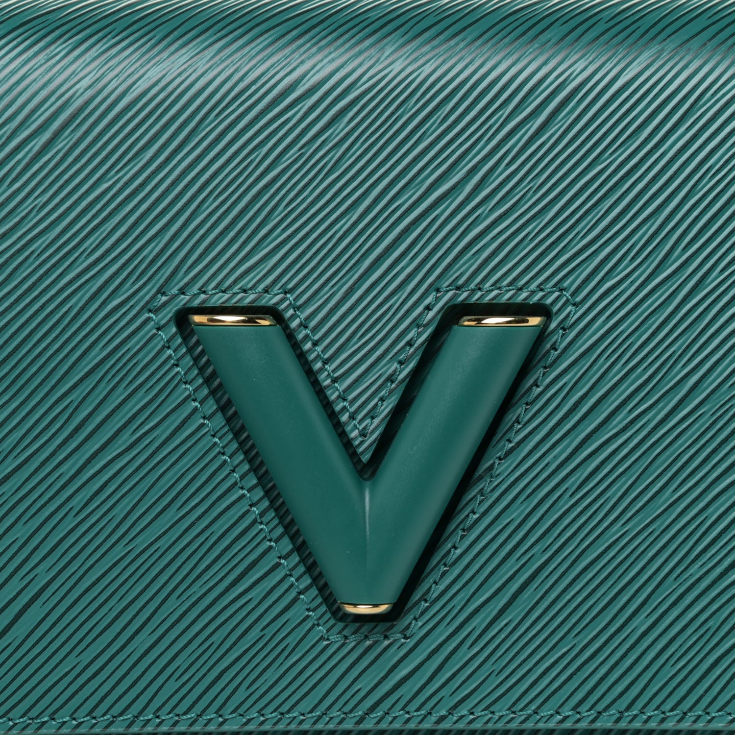 Louis Vuitton Epi Twist Shoulder Bag MM Emeraude 7 of 11