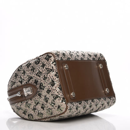 Louis Vuitton Sequin Monogram Sunshine Express Speedy Kaki 4 of 6