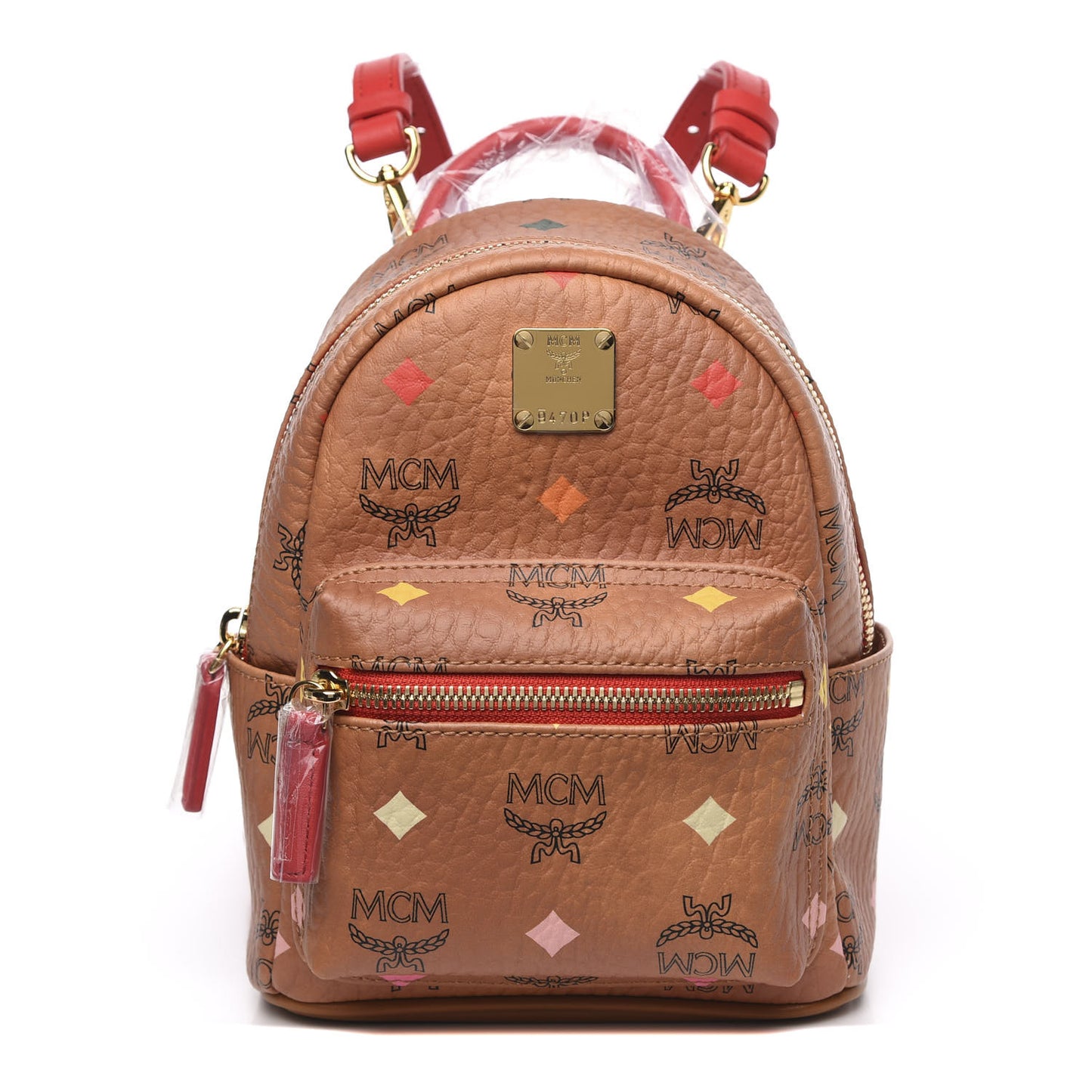 Skyoptic Visetos X-Mini Stark Bebe Boo Backpack Cognac