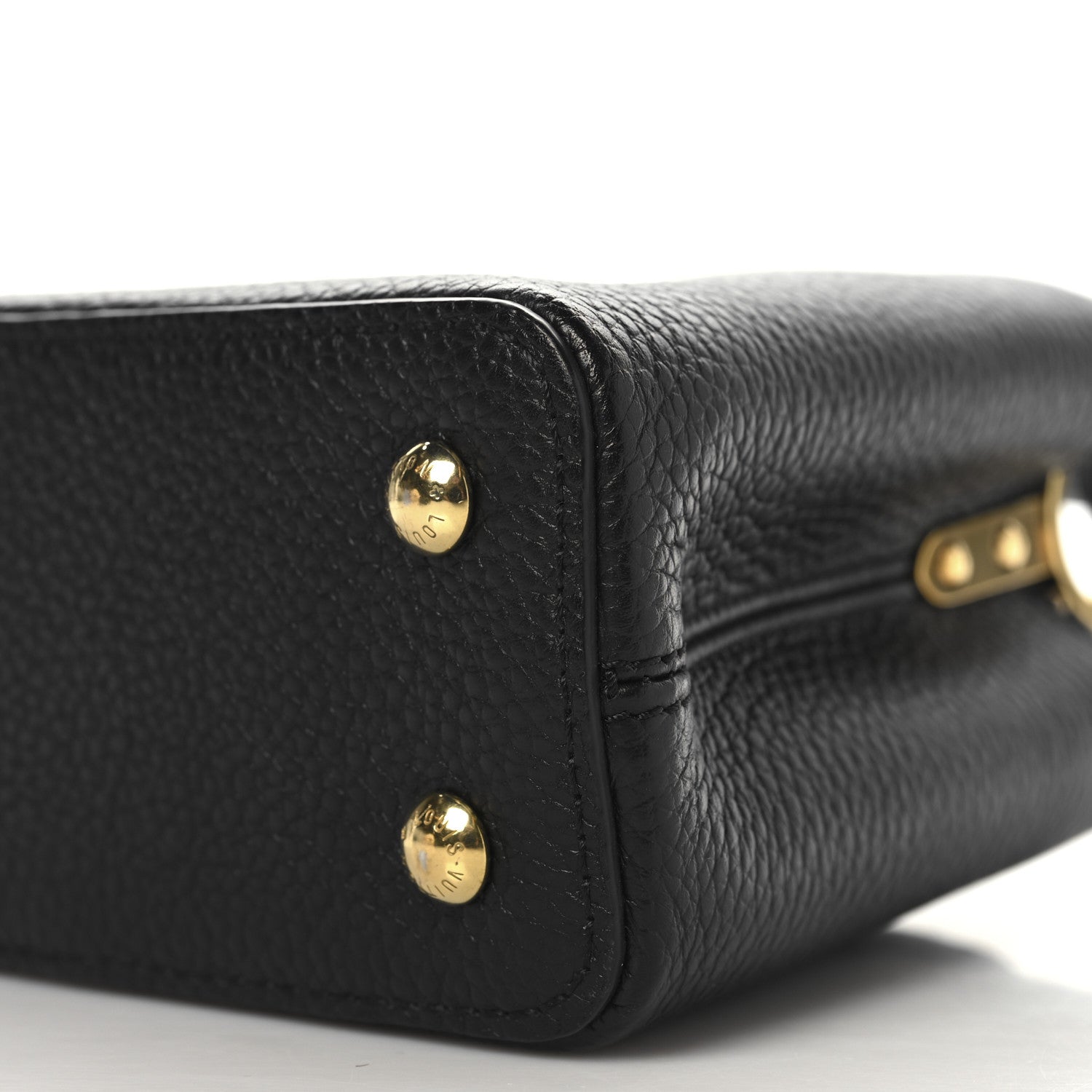 Louis Vuitton Taurillon Mini Capucines Black 9 of 9