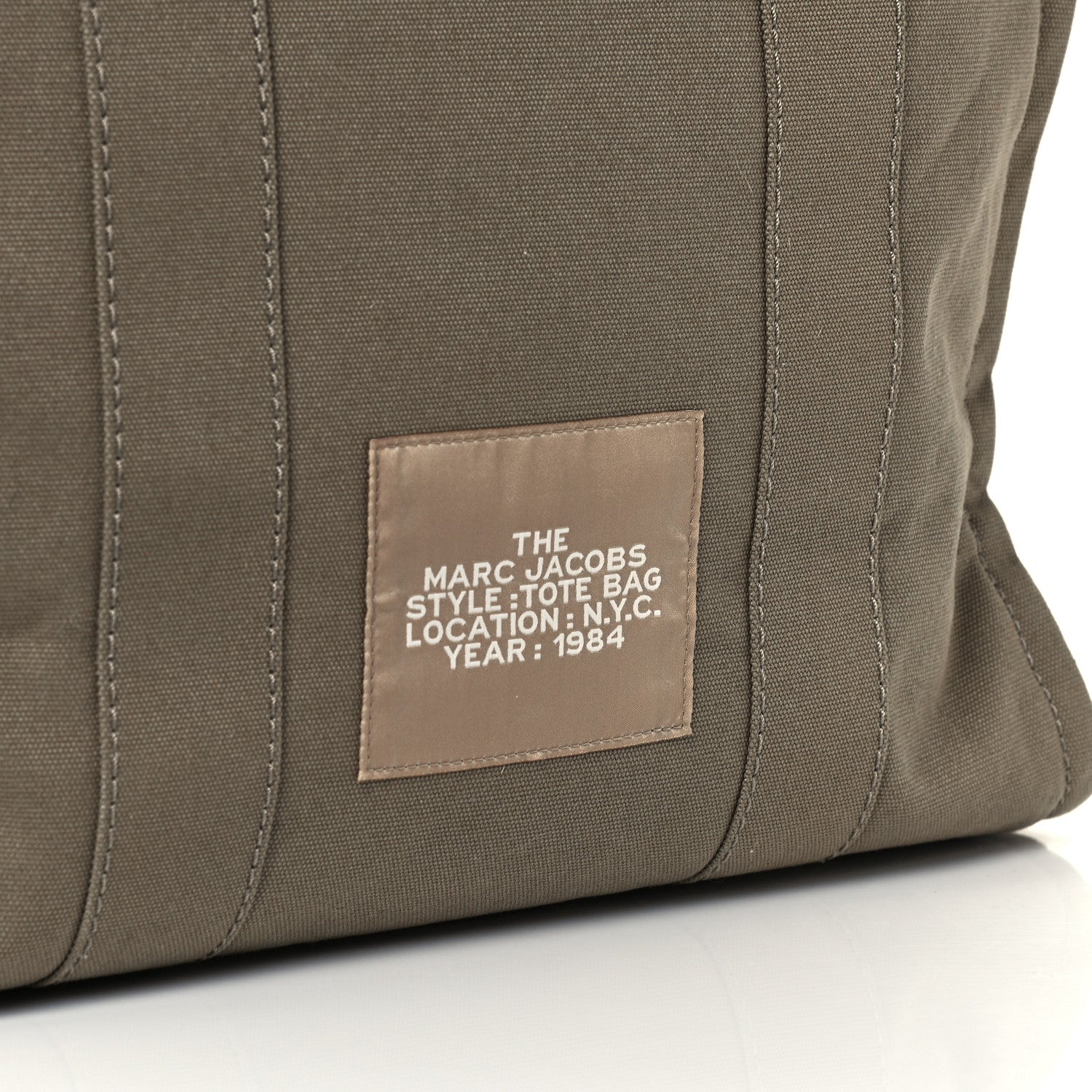 Marc Jacobs Canvas Large Summer Tote Bag Slate Green 9 of 11