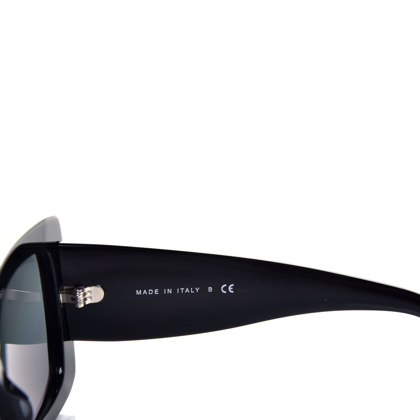 Acetate Rectangle Sunglasses 5435 Black