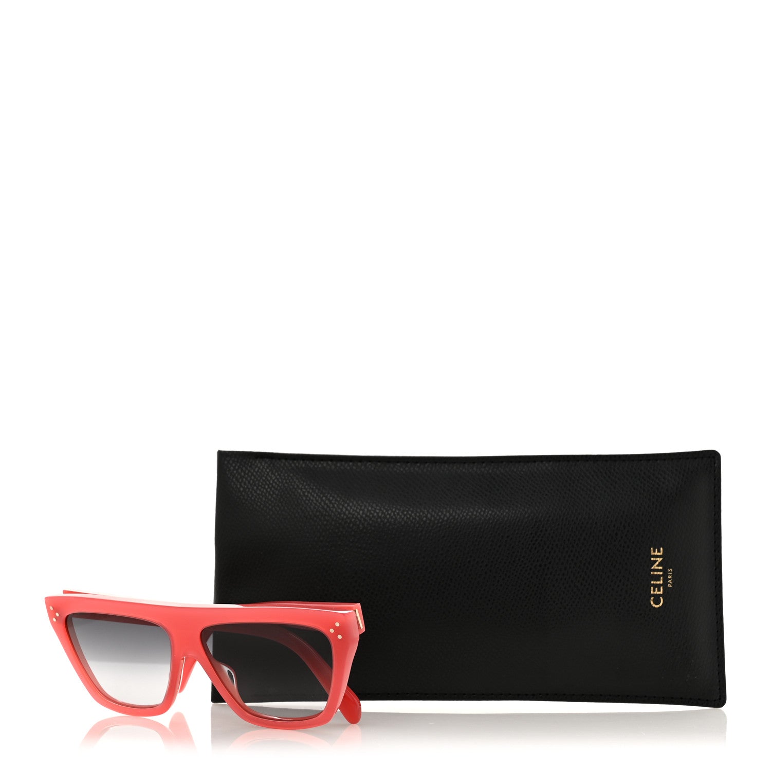 Celine Acetate Square Sunglasses CL40256I Red 7 of 7