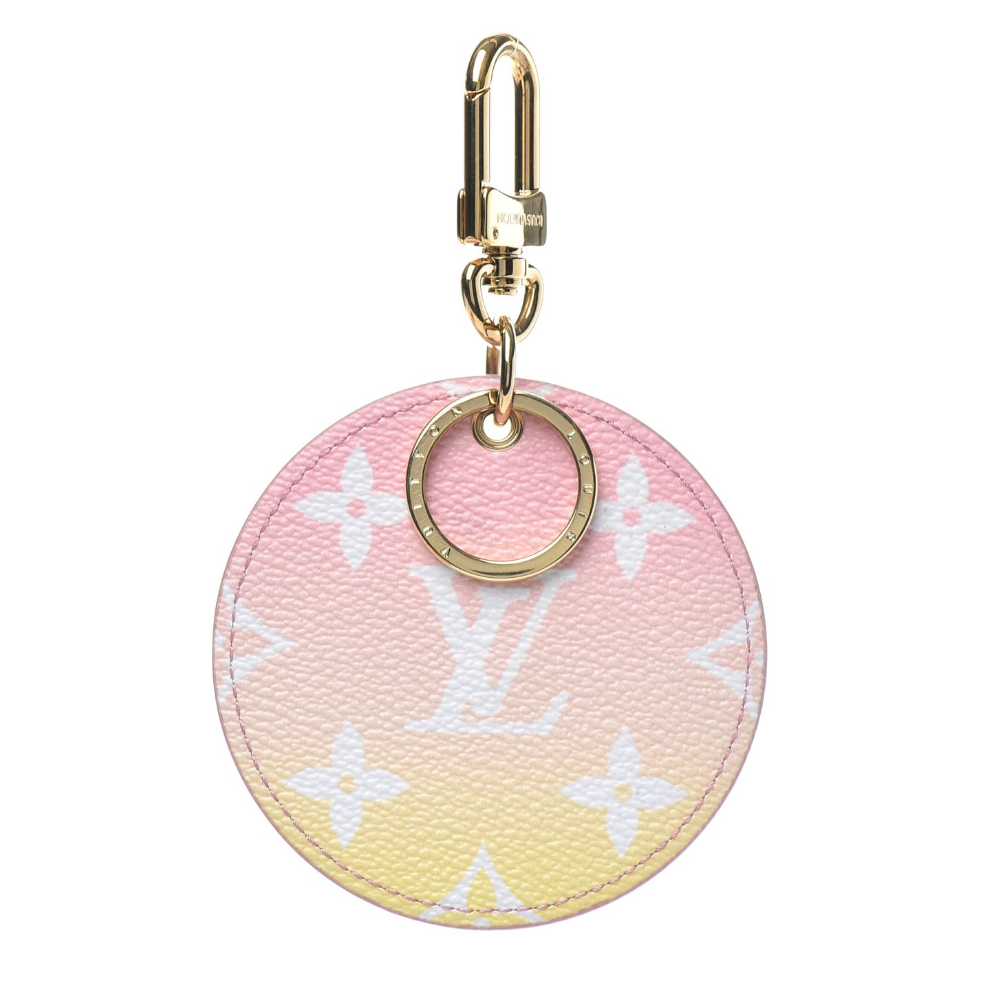 Monogram By The Pool Illustre Bag Charm Key Holder Light Pink